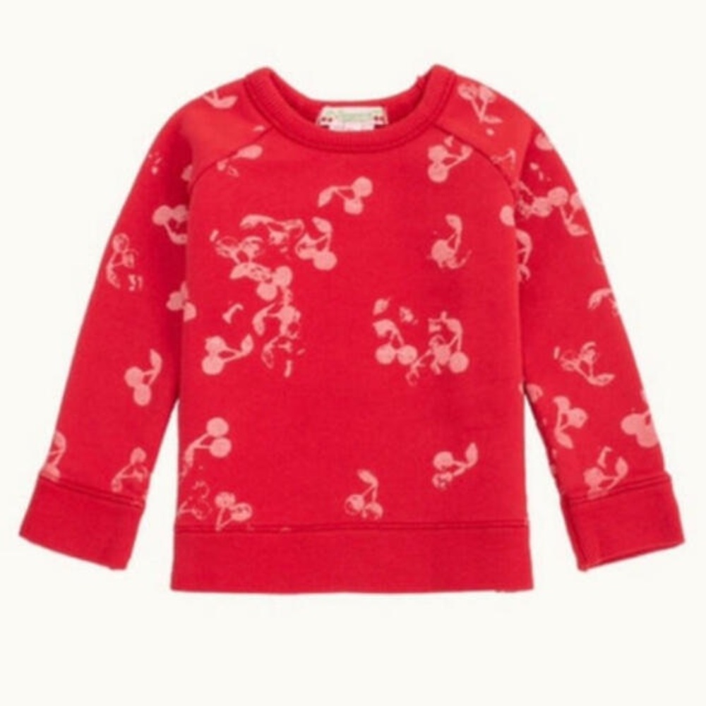 Bonpoint Cherry Sweatshirt 6 months
